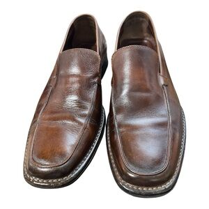 Johnston’s & Murphy Men's Brown Leather Loafers 9.5M